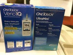 lot 25 image: OneTouch Verio IQ and OneTouch UltraMini Blood Glucose Monitoring System - BOTH APPEAR NEW IN BOX