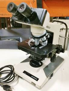 lot 32 image: WOW SELLING ONLINE USED $3000 Olympus BH-2 Power Light Up Binocular Microscope&nbspBHTU With 5 Objectives  Excellent Working Condition