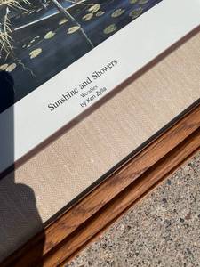 lot 10 image: Large, Professionally framed and matted limited edition wildlife print