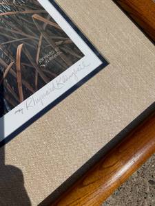 lot 11 image: Large, Professionally framed and matted limited edition wildlife print