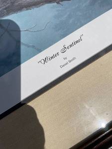 lot 12 image: Med sized, Professionally framed and matted limited edition wildlife print