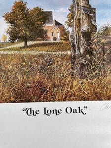 lot 15 image: Large, Shrink wrapped Wildlife art print signed and numbered in Mint condition. 