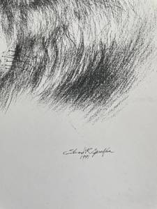 lot 32 image: Wildlife art print signed and numbered in Mint condition.