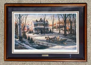 lot 13 image: Large, Professionally framed and matted limited edition wildlife print