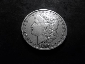 lot 3 image: 1878 CC Morgan Silver Dollar