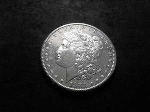lot 9 image: 1881 S Morgan Silver Dollar