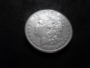 lot 15 image: 1883 S Morgan Silver Dollar
