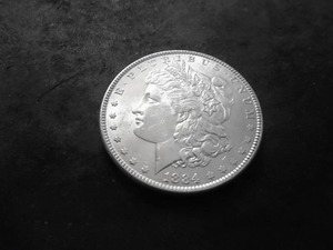 lot 16 image: 1884 Morgan Silver Dollar