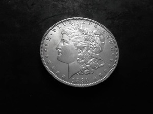 lot 27 image: 1890  Morgan Silver Dollar