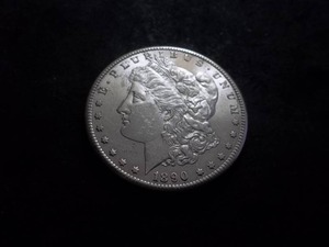 lot 31 image: 1890 S  Morgan Silver Dollar