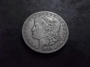 lot 32 image: 1891 O Morgan Silver Dollar