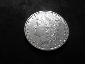 lot 37 image: 1896 O Morgan Silver Dollar