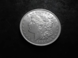 lot 45 image: 1921  Morgan Silver Dollar