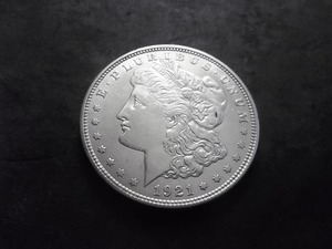 lot 46 image: 1921 D Morgan Silver Dollar