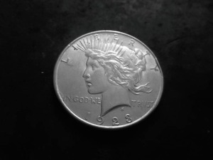 lot 53 image: 1923 D Peace Silver Dollar