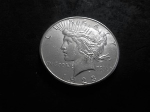 lot 54 image: 1923 S Peace Silver Dollar