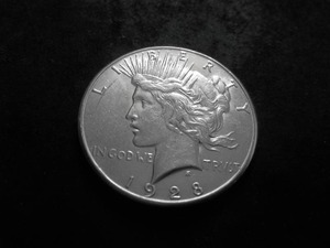 lot 66 image: 1928 S Silver Peace Dollar