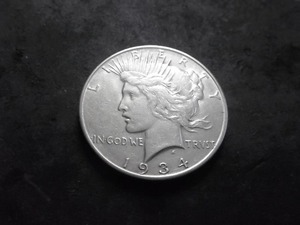 lot 68 image: 1934 D Silver Peace Dollar