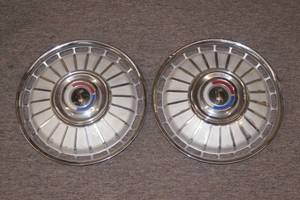 (2) 1962 Ford Galaxie Hub Caps