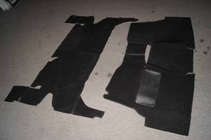 1955-57 Chevrolet 4 Door Front and Rear Reproduction Carpet