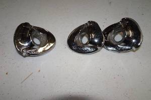 1957 Chevy Windshield Wiper Escutcheons