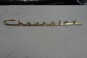 1957 Chevy Name Emblem