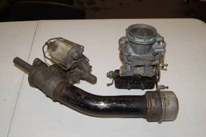 1946-48 Lincoln Zephyr Carburetor, Fuel Pump, and Oil Filter Neck