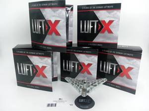 lot 13 image: 5 Boxes of Limited Edition 172 Scale German Luftwaffe Models Luft-X Display Models Gotha Go P.60A