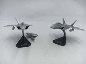lot 08 image: 4 Discontinued 1100 Scale Lockheed F-22A Raptors Diecast Model USAF 49th FW, 7th FS, Holloman AFB, NM