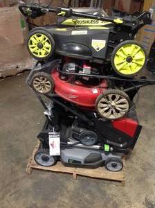 Pallet of assorted Lawn care items Customer Returns See Pictures