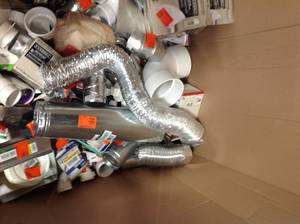 Lot of plumbing items and misc See Pictures