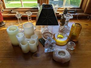lot 13 image: Lot of Beautiful Candle Holders