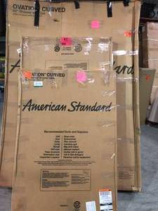 Delta Classic 400 36 in. x 36 in. x 74 in. Shower Kit in White (good condition) (see all pictures)