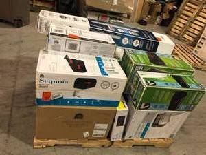 Assorted pallet of mailboxes (all different sizes and models) (customer returns) (see all pictures)
