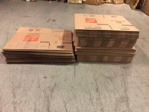 pallet of Medium & Large Home Depot boxes (see pictures)