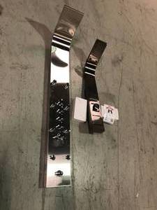 AKDY 65 in. 8-Jet Rainfall Shower Panel System with Rainfall Waterfall Shower Head and Shower Wand in Stainless Steel (good condition) (see all pictures)