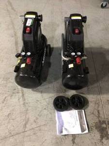 2 Husky 8G 150 PSI Hotdog Air Compressors (customer returns) (SEE ALL PICTURES)