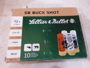 Sellier & Bellot SB Buck Shot Cartridges