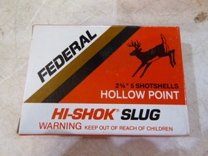 Federal Hi-Shok Slug Hollow Point Shotshells