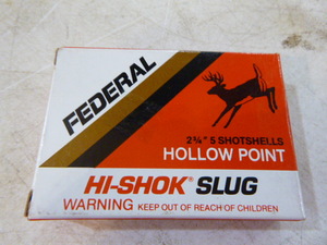 Federal Hi-Shok Slug Hollow Point Shotshells