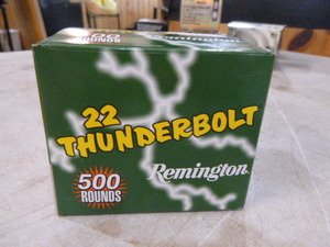 Remington 22 Thunderbolt Rimfire Cartridges