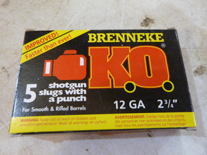 Brenneke K.O. Shotgun Slugs