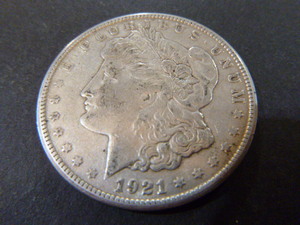 1921 Morgan Silver Dollar