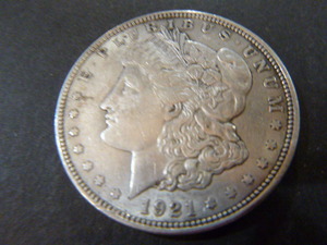 1921 Morgan Silver Dollar