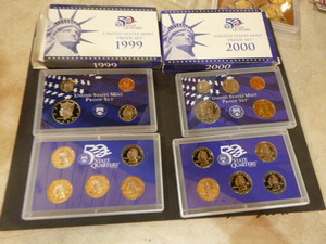 2 United States Mint Coin Proof Sets