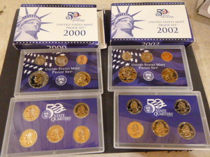 2 United States Mint Coin Proof Sets