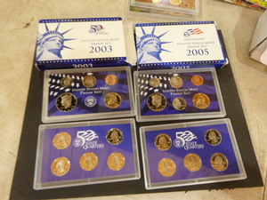 2 United States Mint Coin Proof Sets