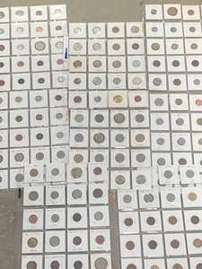 lot 7 image: Approximately 100 Vintage Coins from Foreign Countries
