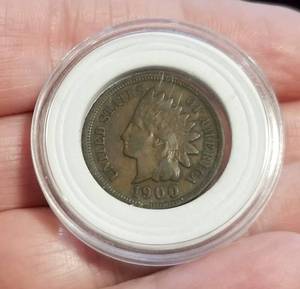 1900 INDIAN HEAD CENT IN AIRTITE