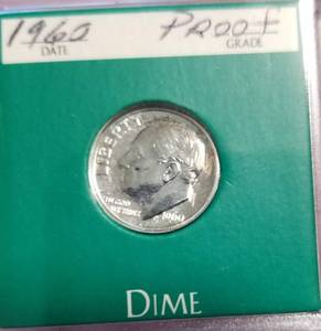 1960 PROOF ROOSEVELT DIME